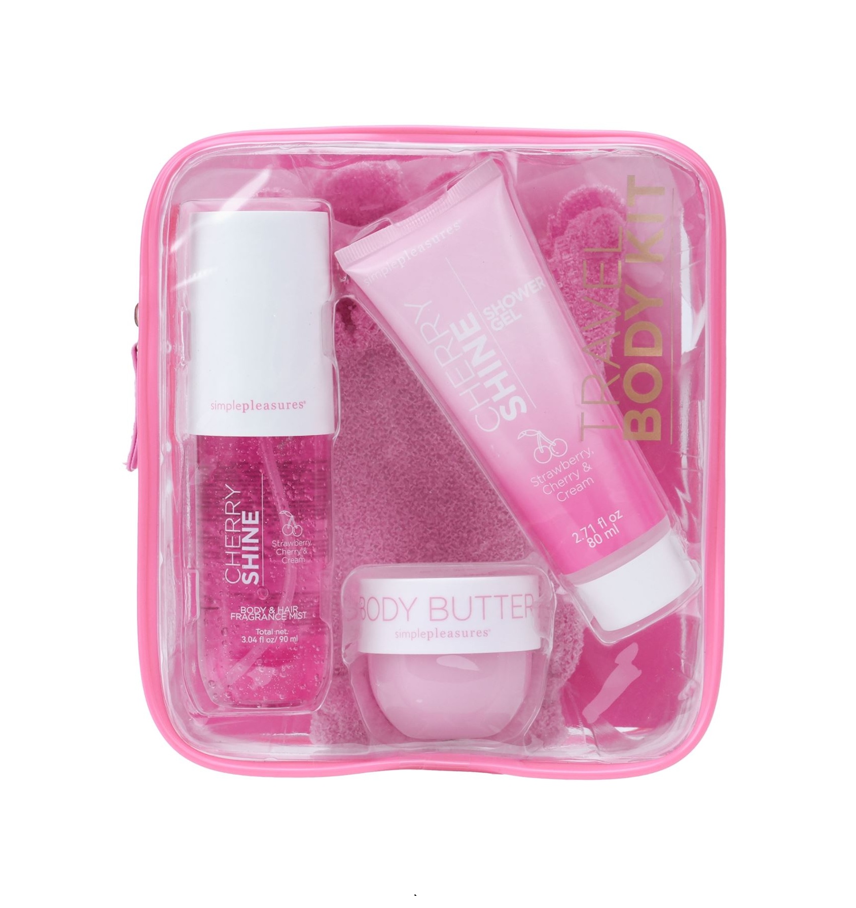 TRAVEL BODY SET - CHERRY